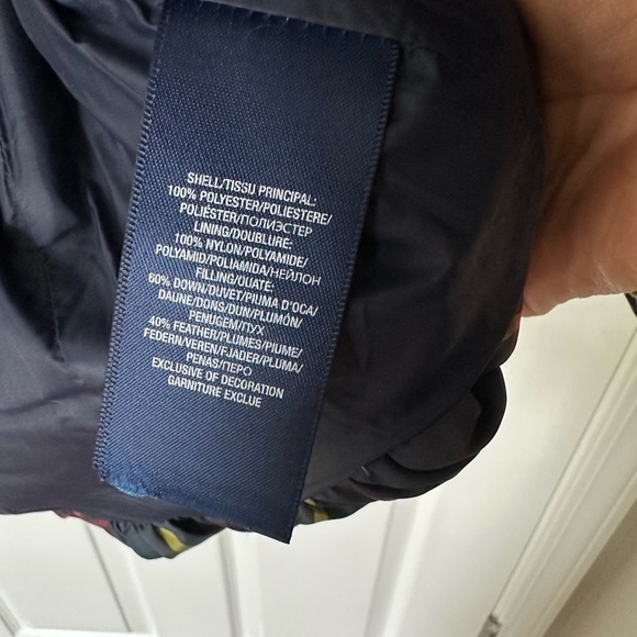 Polo by Ralph Lauren Blue and Yellow Puffer Jacket - Picture 5 of 16